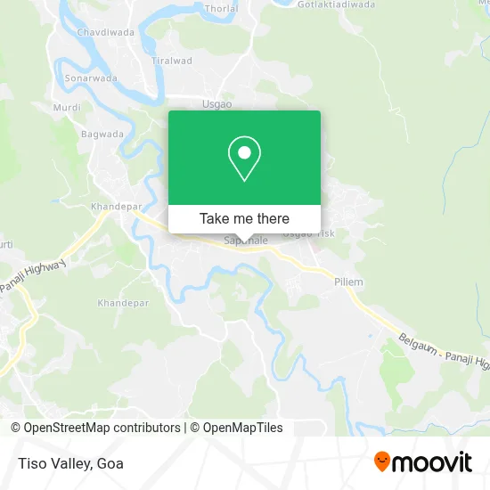 Tiso Valley map