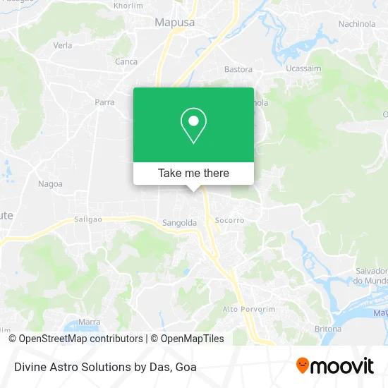 Divine Astro Solutions by Das map