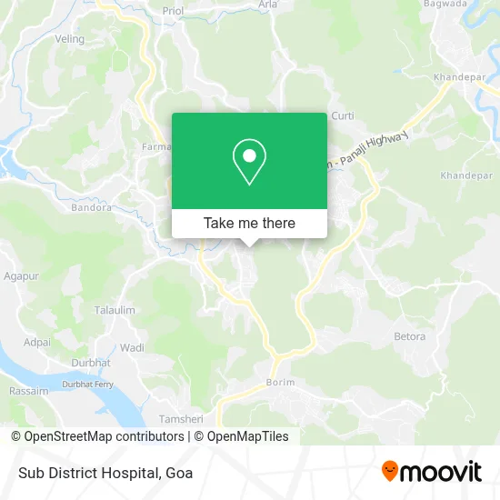 Sub District Hospital map