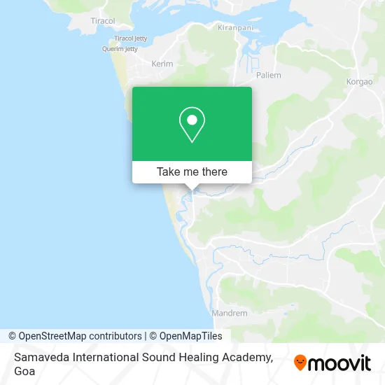 Samaveda International Sound Healing Academy map