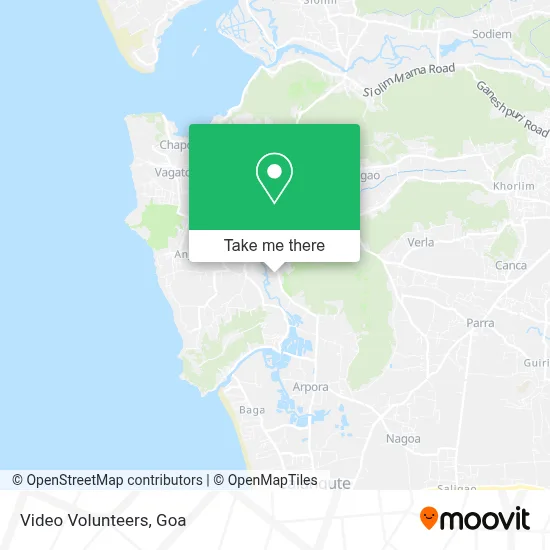 Video Volunteers map