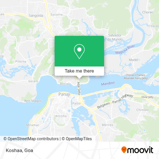 Koshaa map