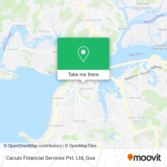 Caculo Financial Services Pvt. Ltd map