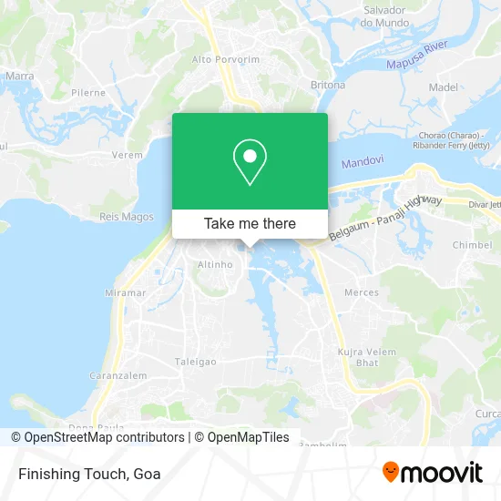 Finishing Touch map