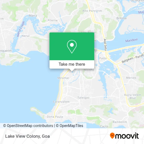 Lake View Colony map