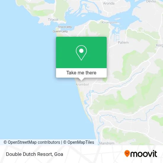 Double Dutch Resort map