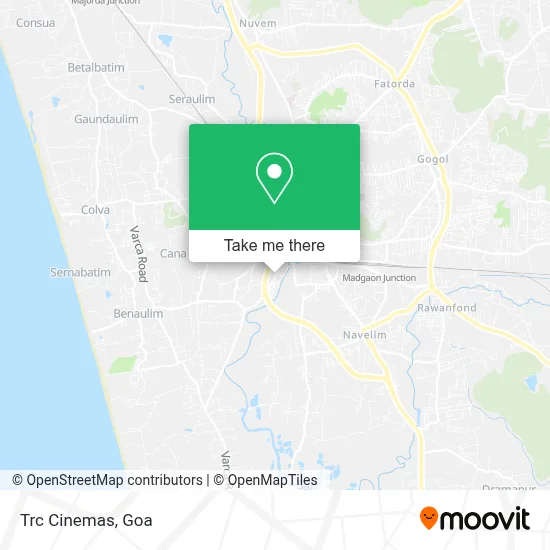 Trc Cinemas map