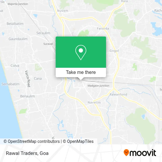 Rawal Traders map