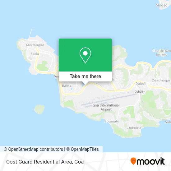 Cost Guard Residential Area map