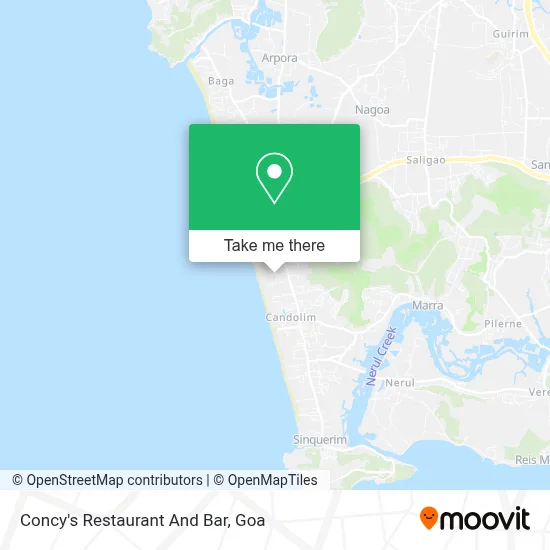 Concy's Restaurant And Bar map