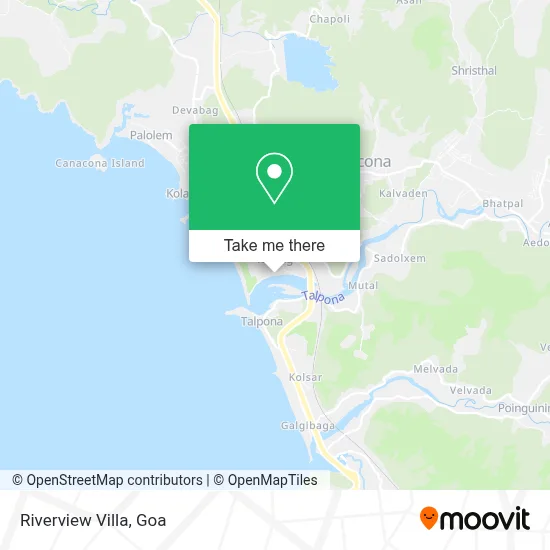Riverview Villa map