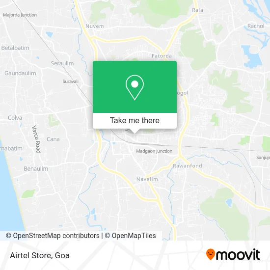Airtel Store map