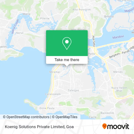 Koenig Solutions Private Limited map