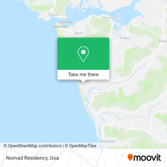 Nomad Residency map