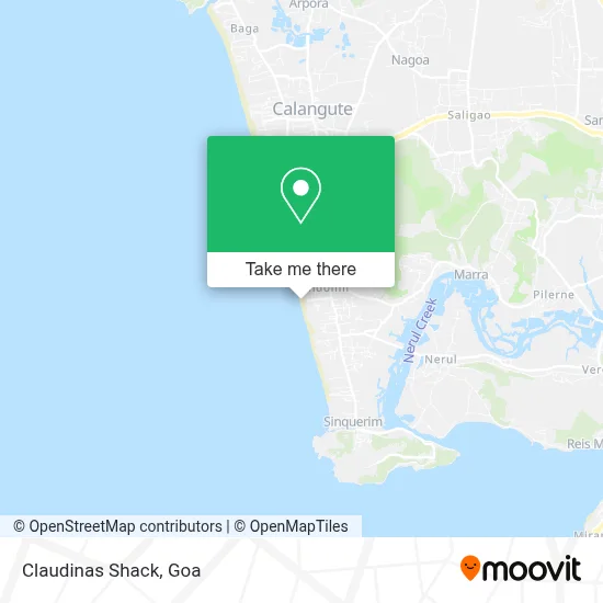 Claudinas Shack map