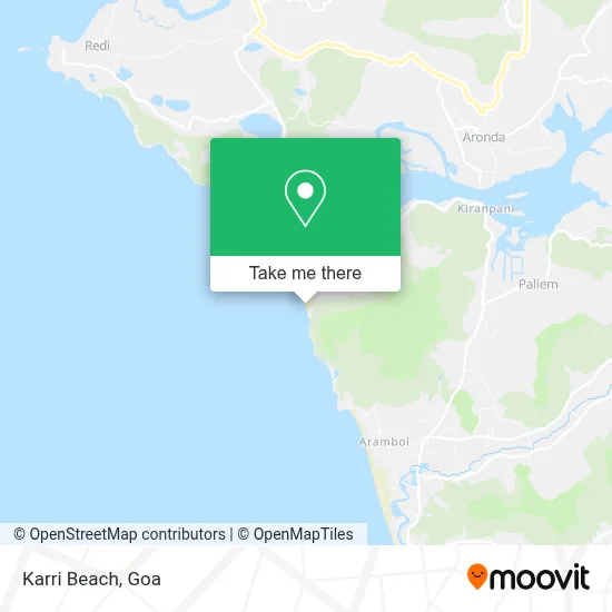 Karri Beach map