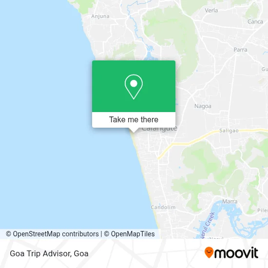 Goa Trip Advisor map