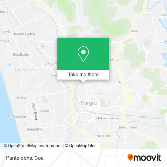Pantaloons map