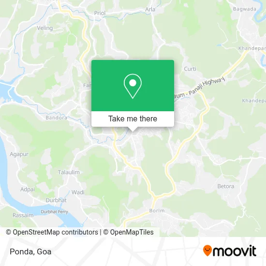 Ponda map
