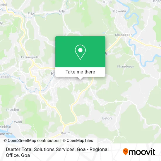 Duster Total Solutions Services, Goa - Regional Office map