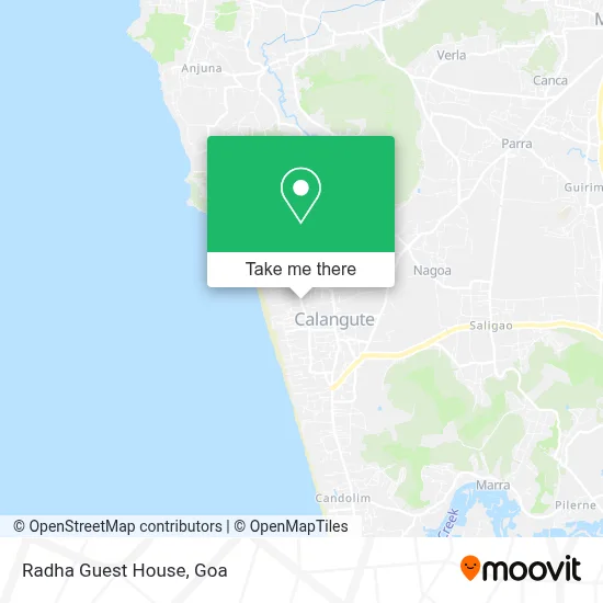 Radha Guest House map