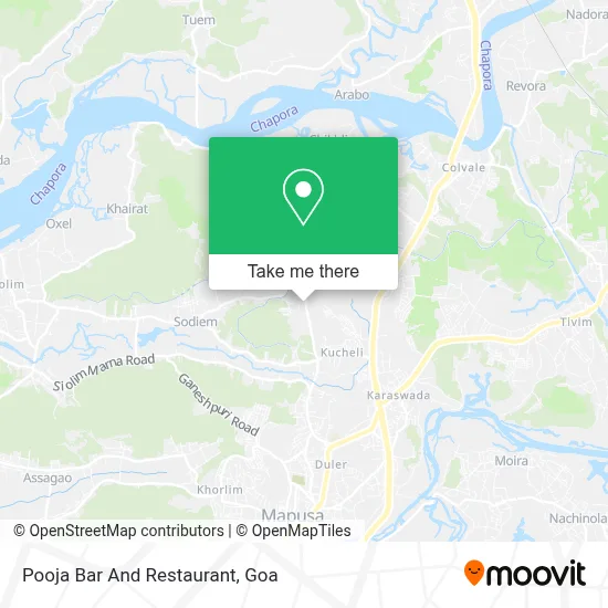 Pooja Bar And Restaurant map