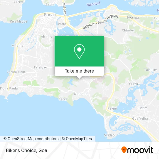 Biker's Choice map