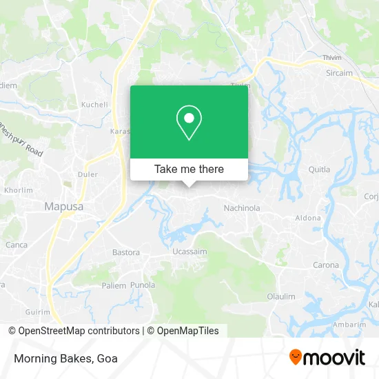 Morning Bakes map