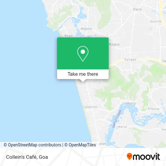 Collein's Café map