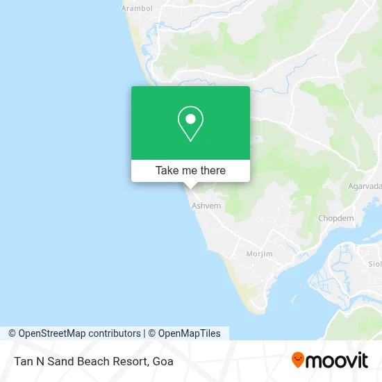 Tan N Sand Beach Resort map