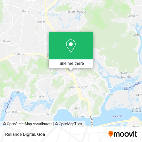 Reliance Digital map
