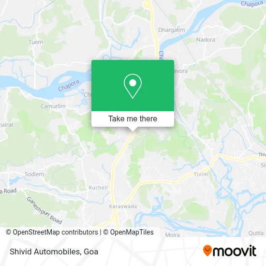 Shivid Automobiles map