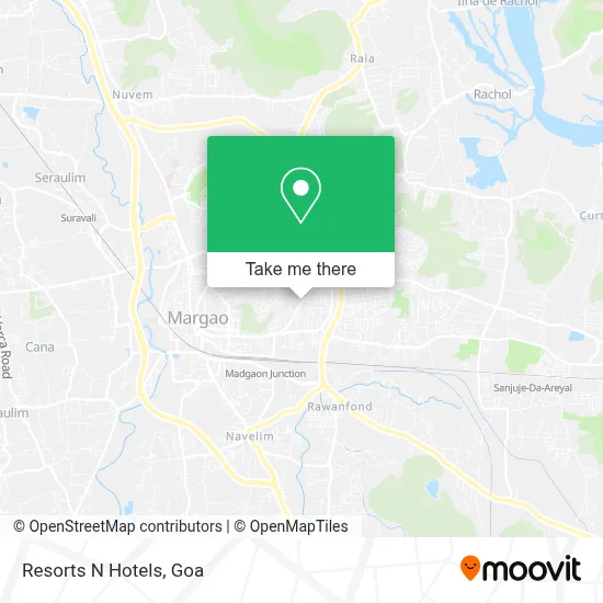 Resorts N Hotels map