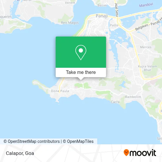 Calapor map