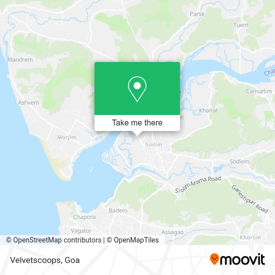 Velvetscoops map