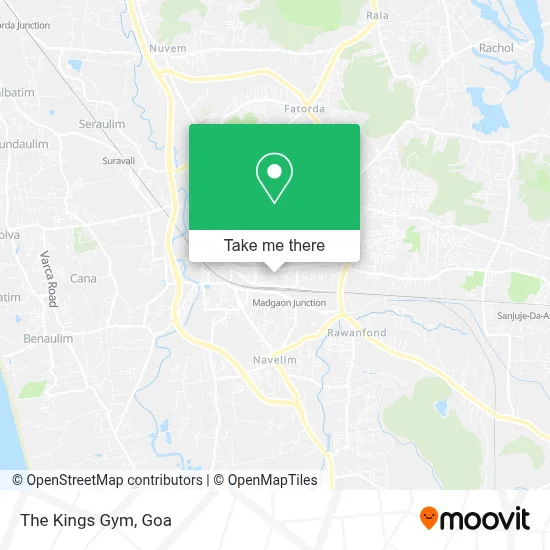 The Kings Gym map