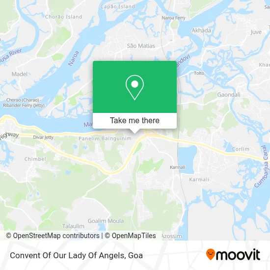 Convent Of Our Lady Of Angels map