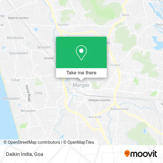 Daikin India map