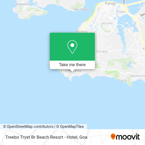 Treebo Tryst Br Beach Resort - Hotel map