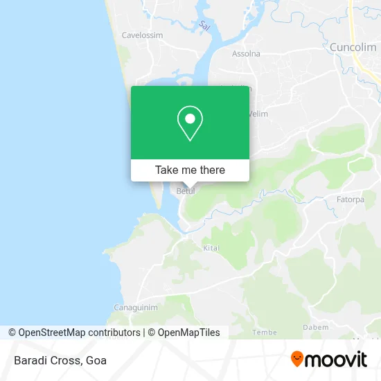 Baradi Cross map