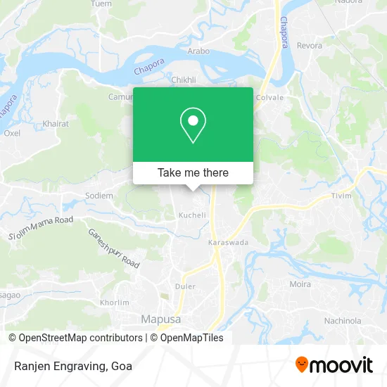 Ranjen Engraving map
