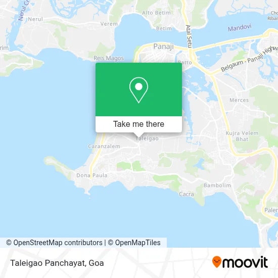 Taleigao Panchayat map
