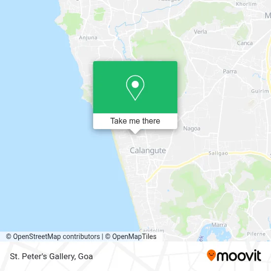 St. Peter's Gallery map