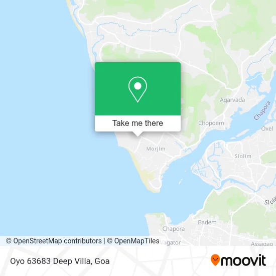 Oyo 63683 Deep Villa map