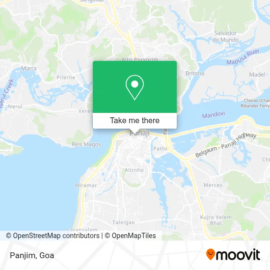 Panjim map