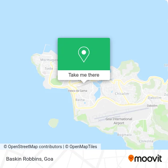 Baskin Robbins map