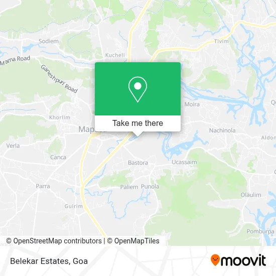 Belekar Estates map