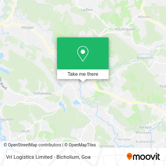 Vrl Logistics Limited - Bicholium map