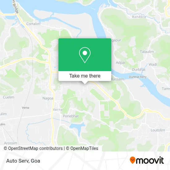 Auto Serv map