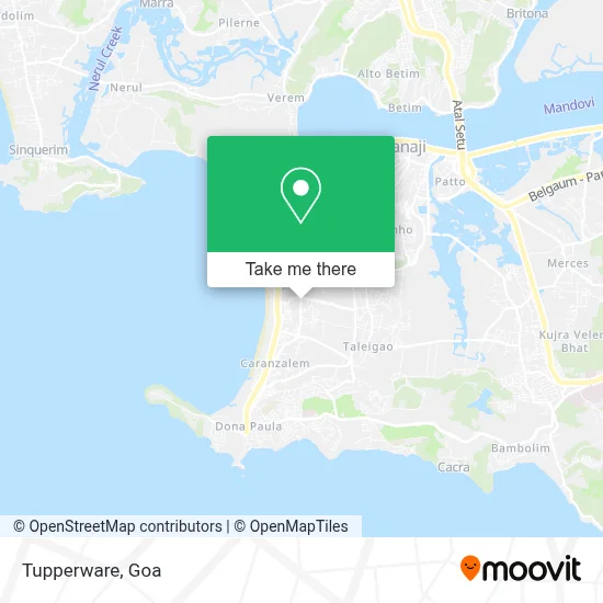 Tupperware map